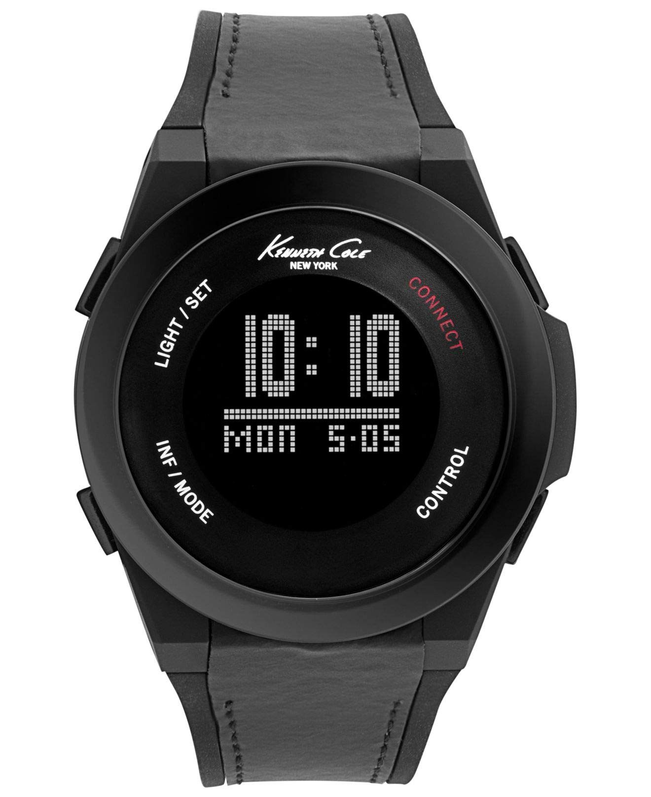 Kenneth Cole Men's Quartz Watch with Rubber Strap 10022805
