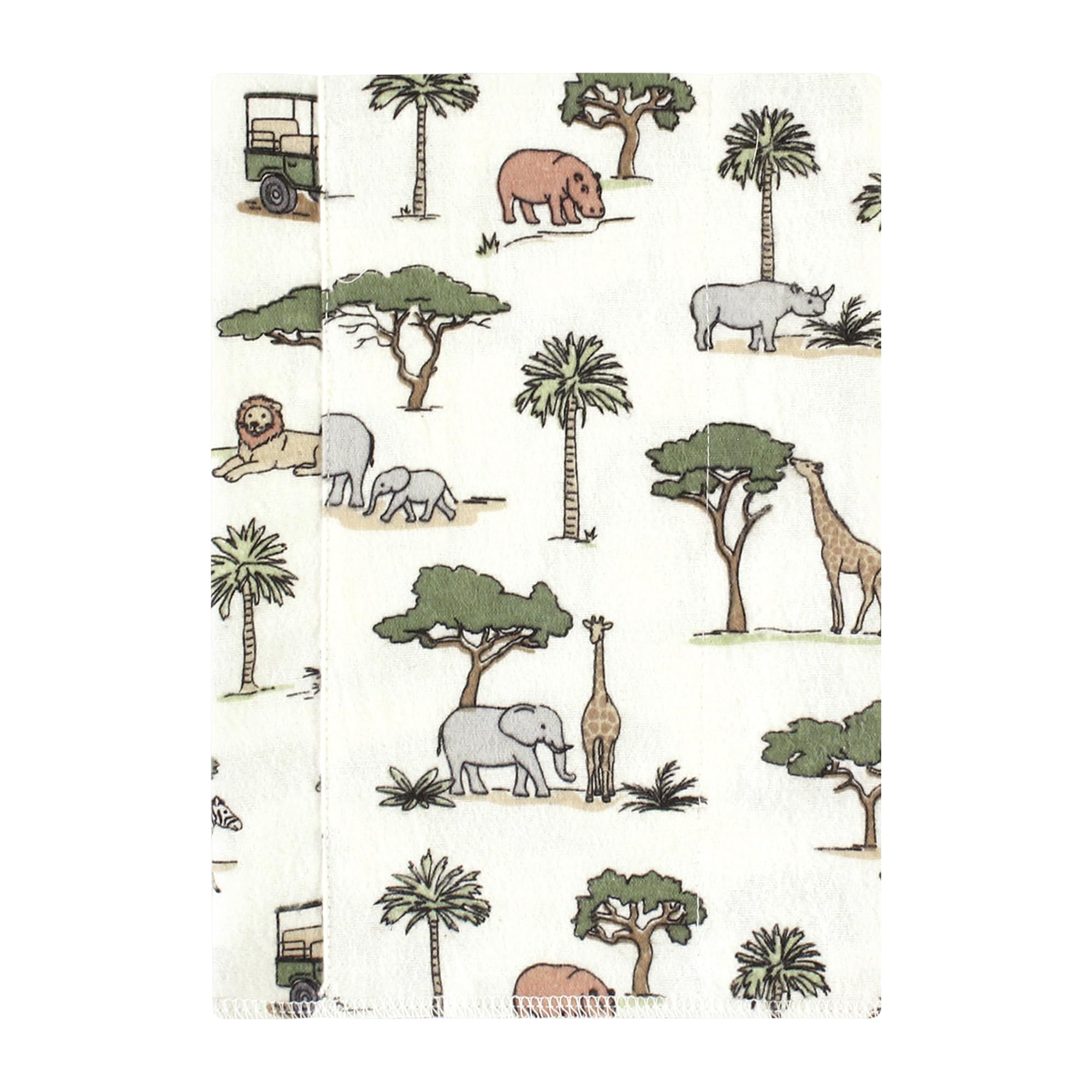 Hudson Baby Ropa de franela de algodón para bebé, unisex, 7 unidades, talla única