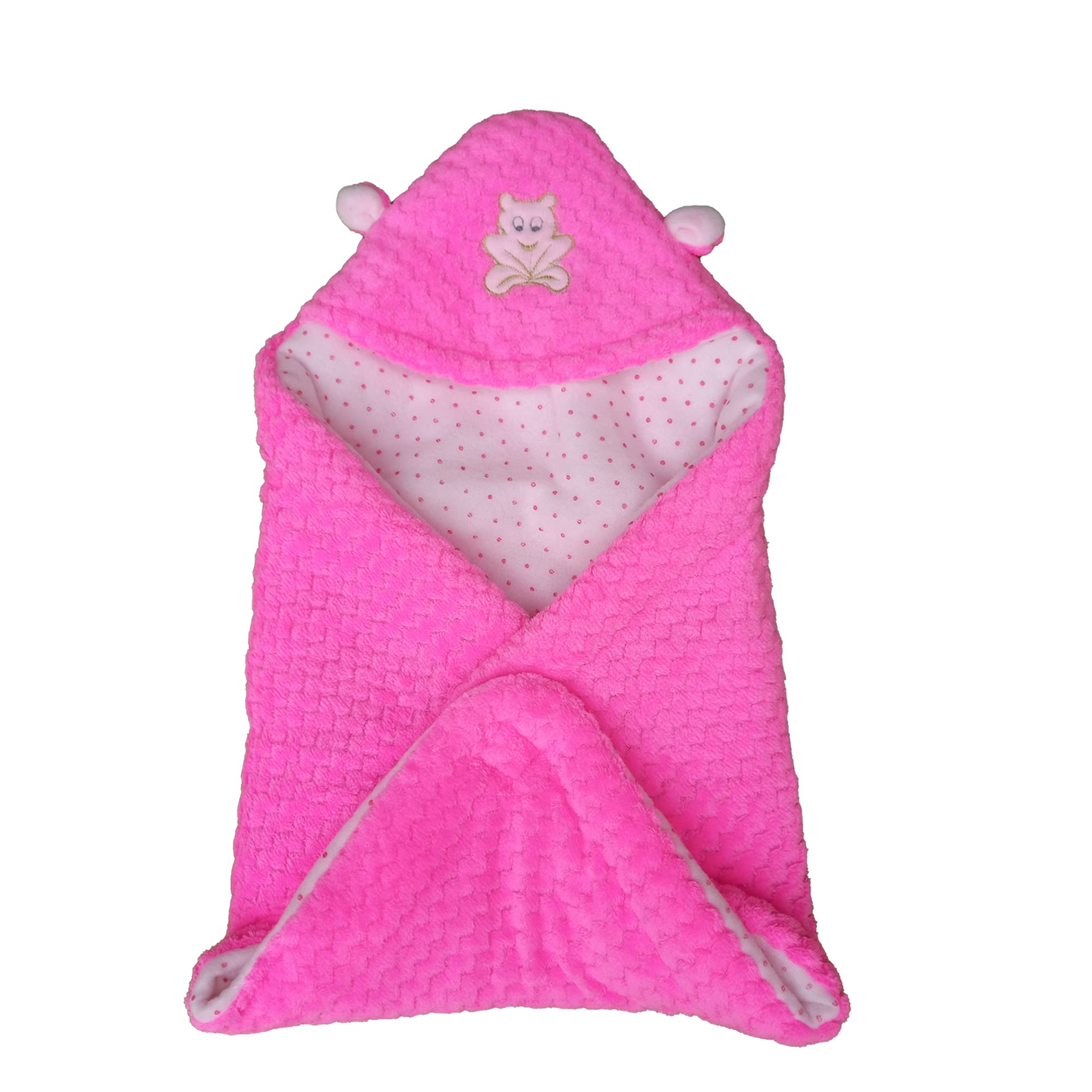 KIDZFAVOR Skin Friendly Baby Blanket Swaddle l Super Soft (Summer Winter) Blanket 65x65 CM Baby Blanket for 0-1 Years