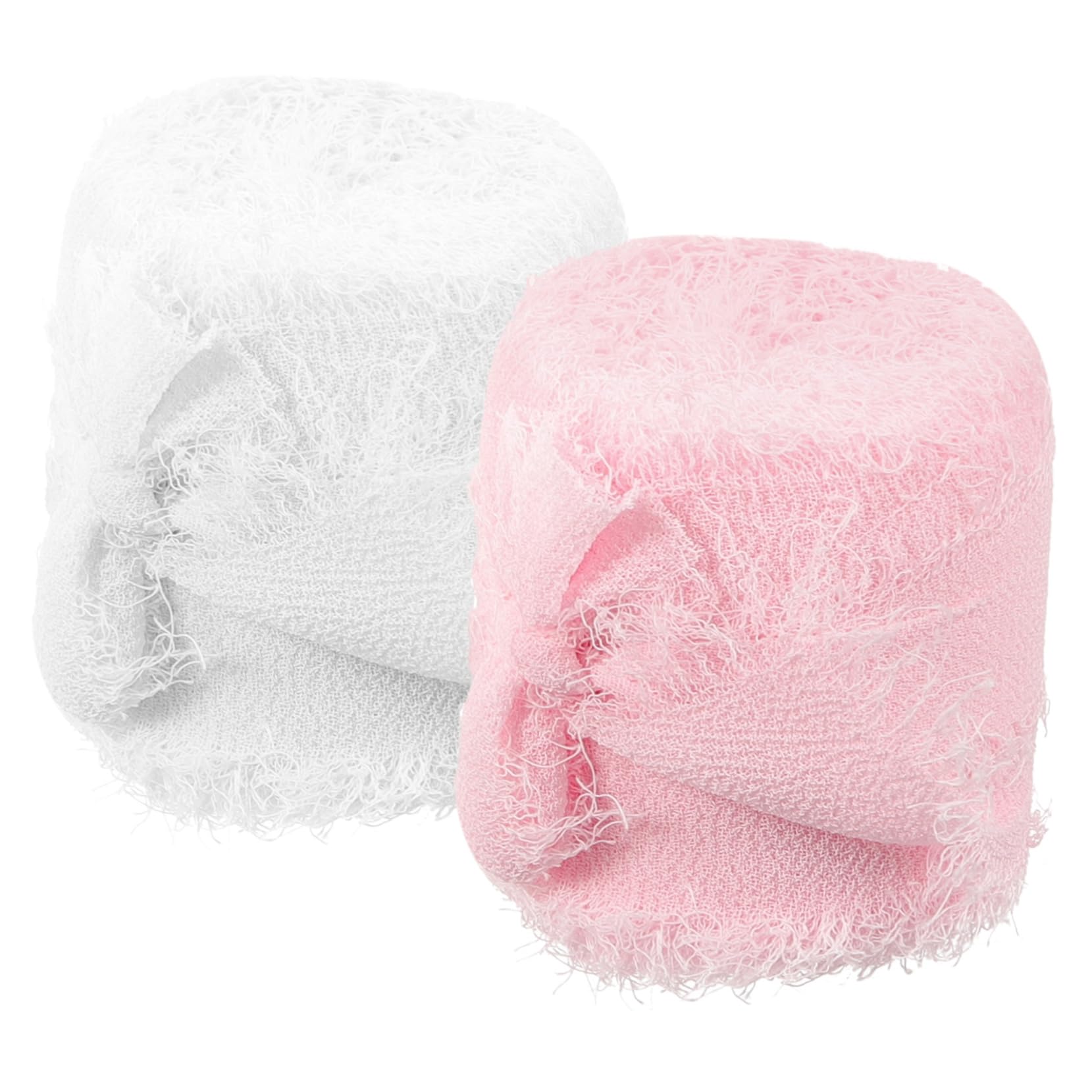 8rotoli Ribbons Chiffon Frange Per Decorazioni Per Bouquet e Matrimoni Colori Latte e e Resistente e Chic