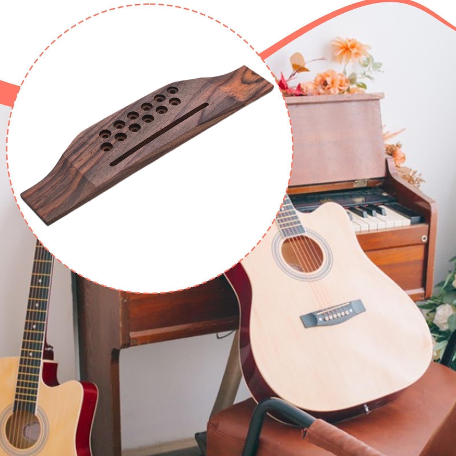 Manutenzione Del Ponte per Chitarra Acustica a 12 Corde: Installazione E Sostituzione Semplici (in Legno)