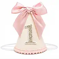 Sage Green 1st Birthday Hat - Adorable Felt Cone Crown for Boys & Girls | Perfect Baby First Birthday Hat