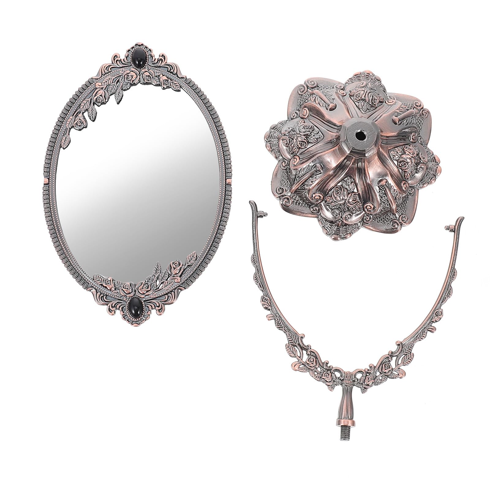 Miroir décoratif de bureau style européen chic et finitions rétro