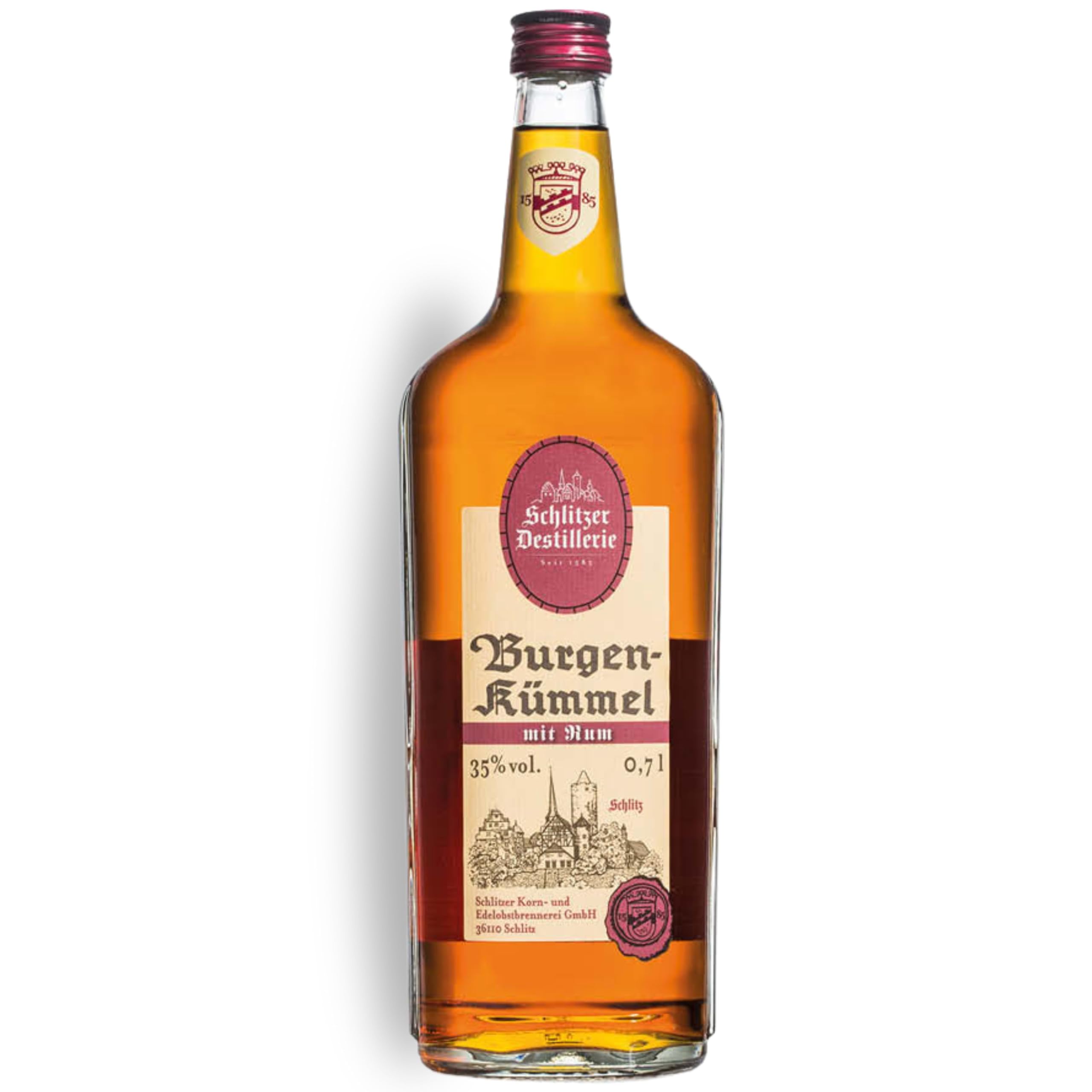 Schlitzer Destillerie Rum Burgenkümmel mit Rum (1 x 0.7l)
