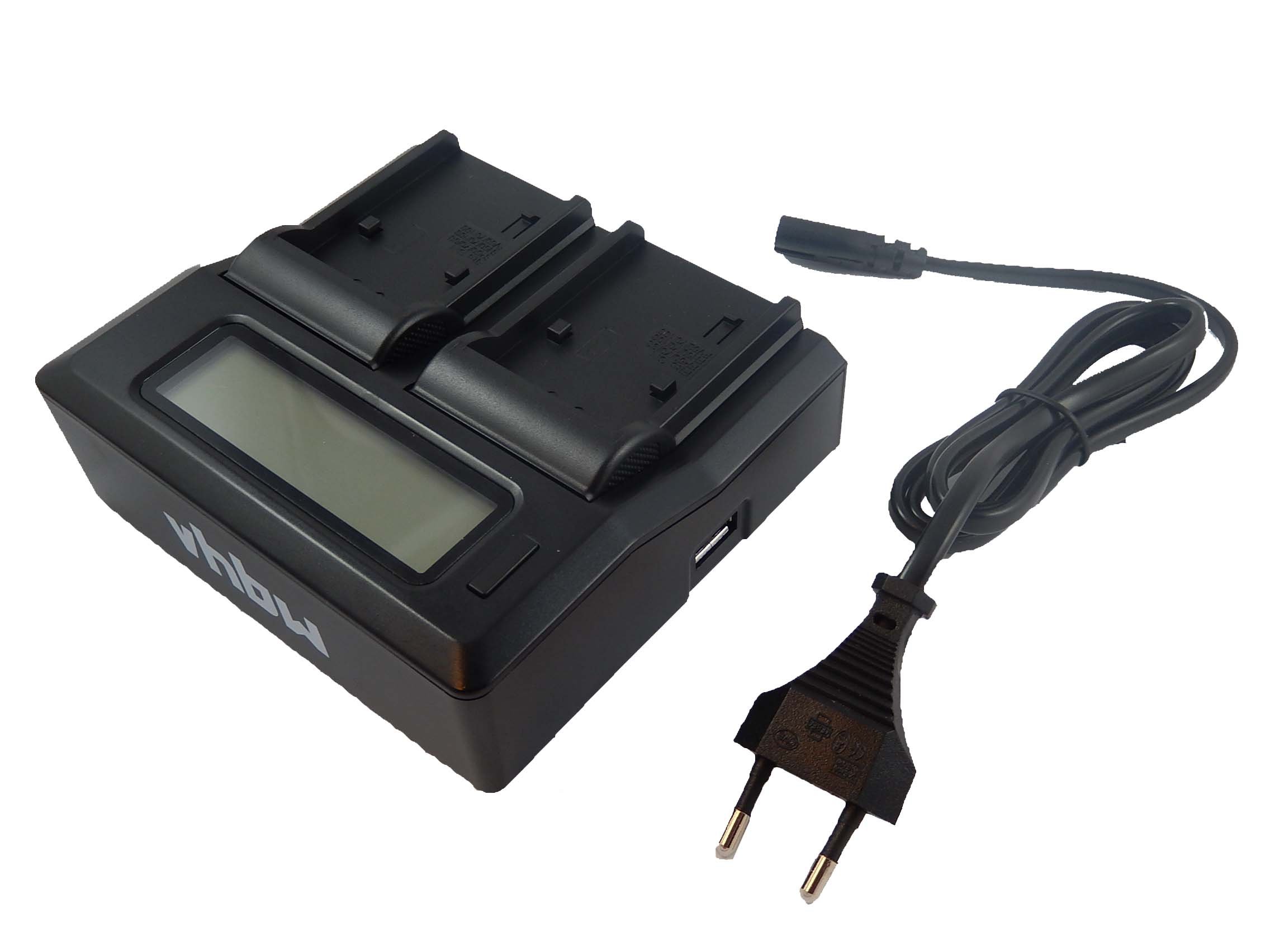 vhbw Chargeur Double Compatible avec Sony NP-F570, NP-F730, NP-F750 caméra caméscope Action-cam + écran LED + témoin de Charge 8.4/12.6/16.8 V