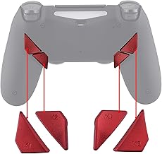 Scarlet Red Replacement Redesigned Back Buttons K1 K2 K3 K4 Paddles for PS4 eXtremeRate Controller Dawn Remap Kit