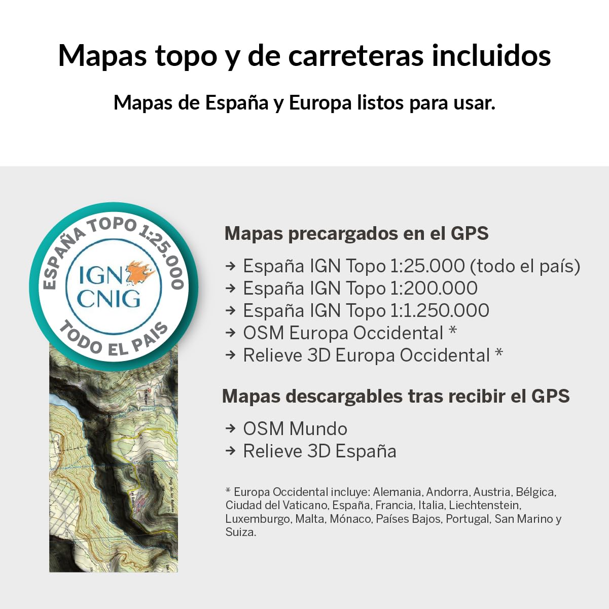 TwoNav Cross Plus (64 GB) + Mapa Completo España IGN Topo 1:25.000 Instalado, GPS con Pantalla 3.2 Pulgadas para MTB, Ciclismo, Trekking o Senderismo