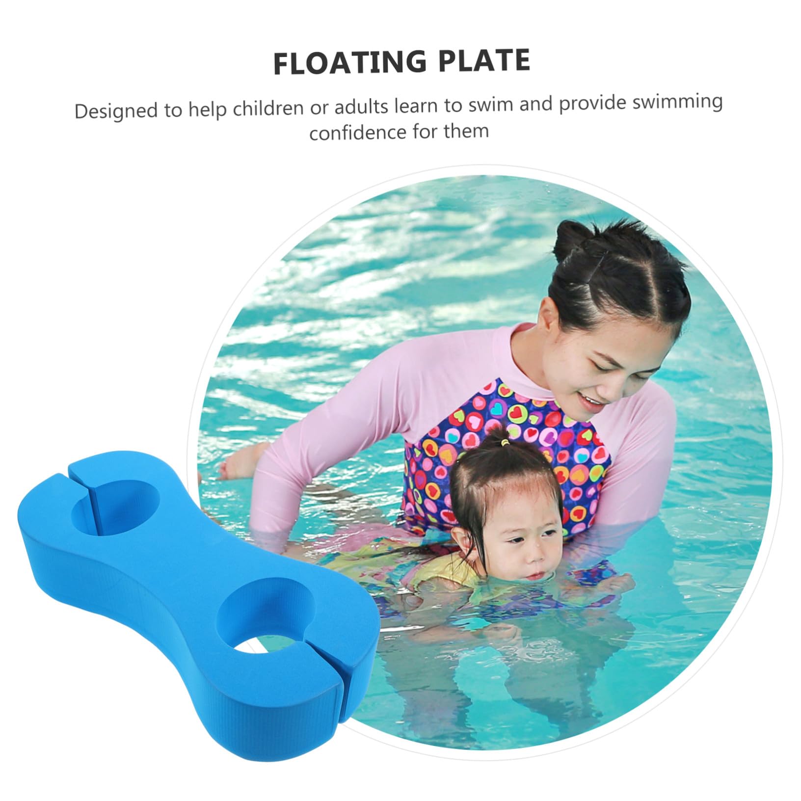 Tabla de Patada para Natación Correctora Eva Azul para Adultos y Niños | Entrenamiento en Piscina, Ligera y Resistente a Roturas, Formato Flotante para Aprendizaje y Práctica