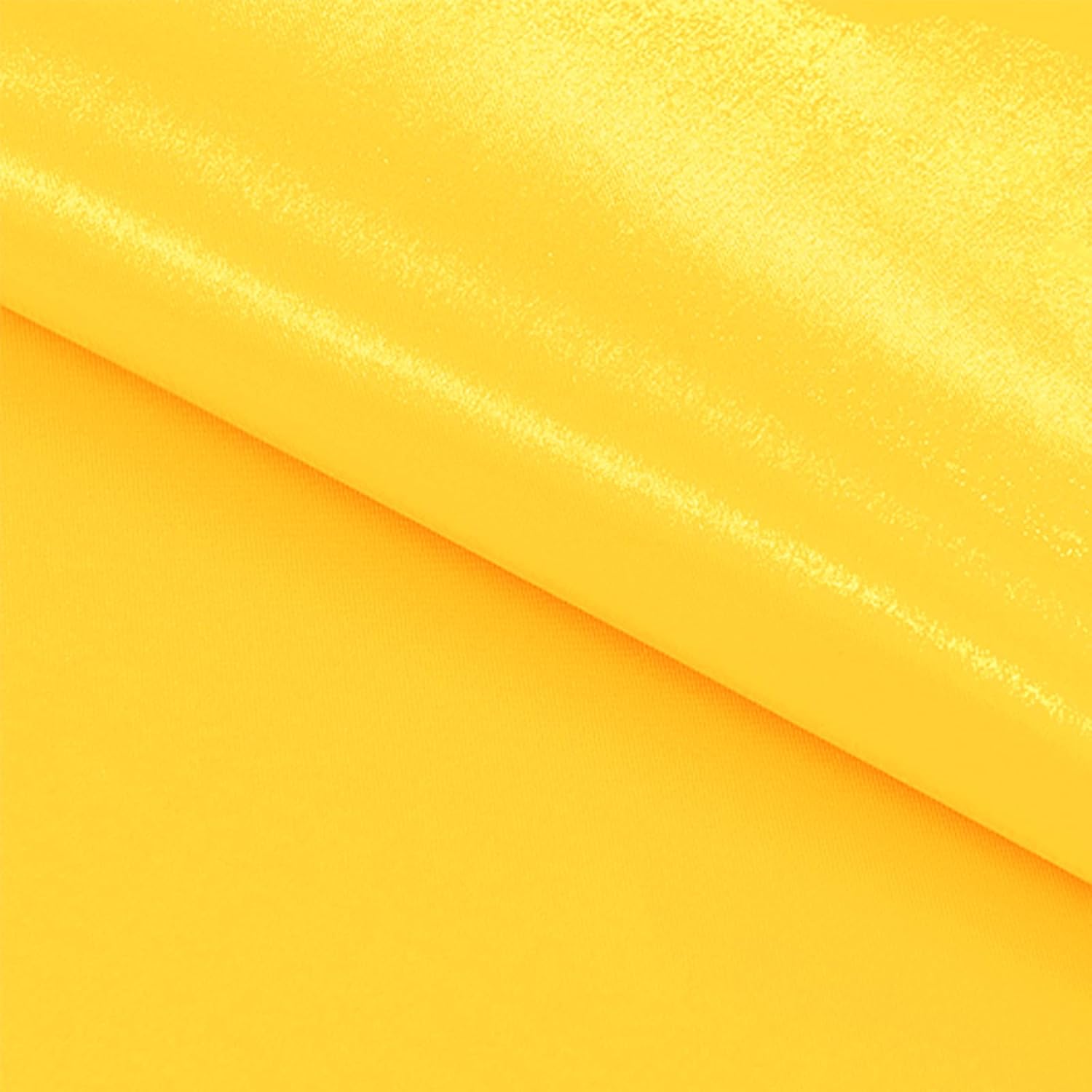 10 Pack Satin Table Runner 12 x 108 Inch Long Yellow Silk Table Runner for Wedding Party Banquet Birthday Decoration