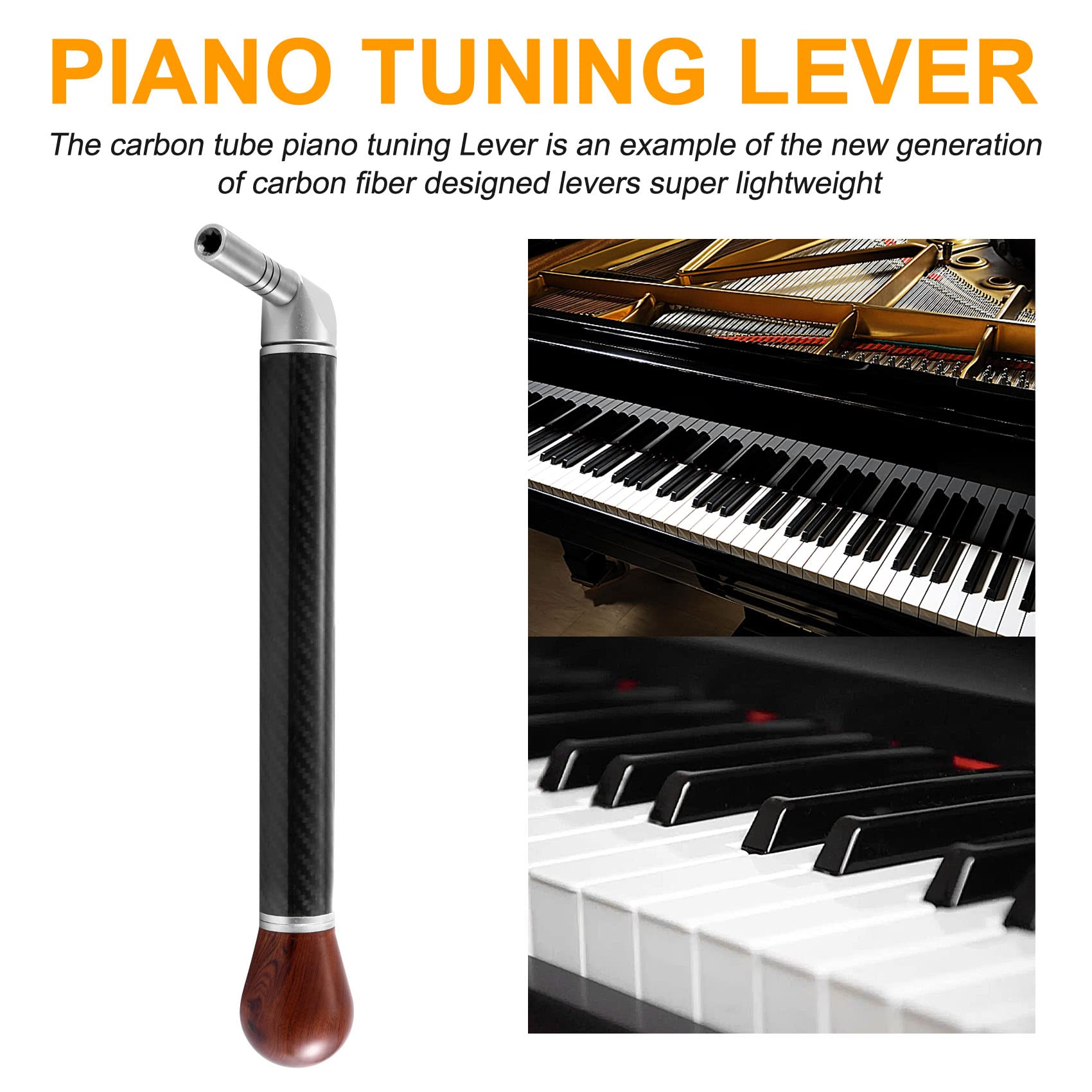 Der Carbon Tube Piano Tuning Hebel Kohlefaser Tube Piano Tuning Hammer Piano Tuner