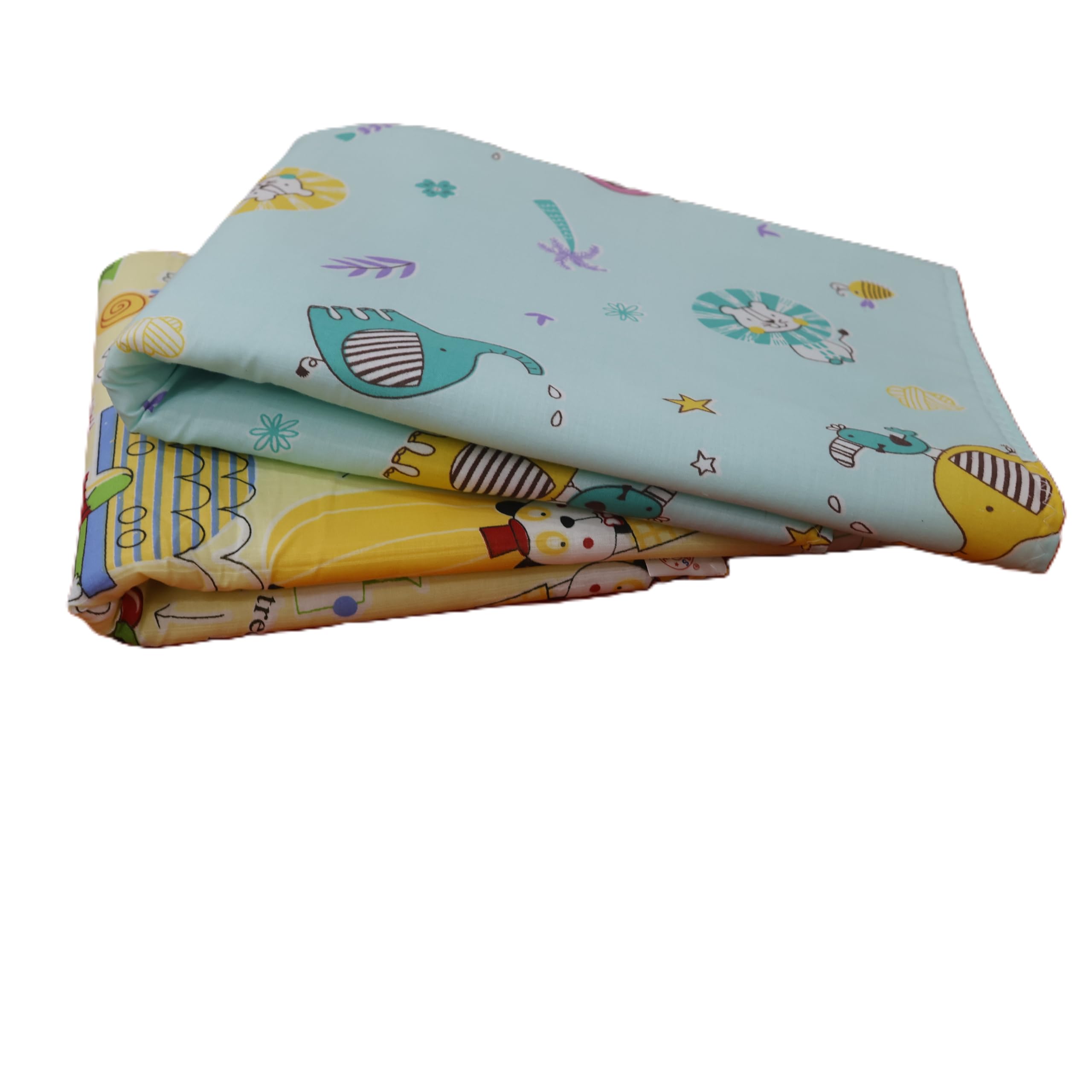Mothers Choice Foam-Cushioned Waterproof Quick-Dry Diaper Changing Sheet/Mat for Baby (2, Green-Yellow, Large)-image-47