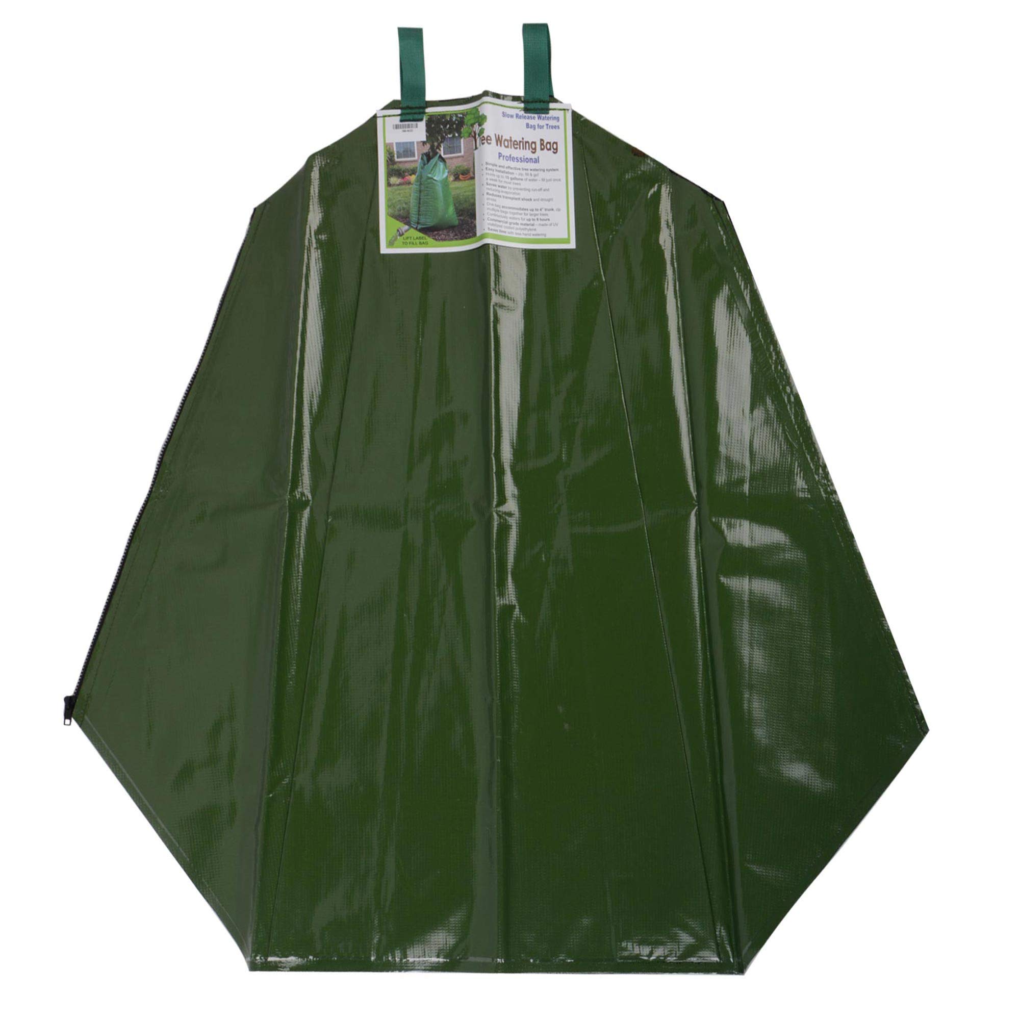 Nature by Kolibri - Sacco di irrigazione per alberi, capacità 75 litri, per l'irrigazione a lungo termine degli alberi - sistema a goccia in PVC resistente (4 x 75 litri)