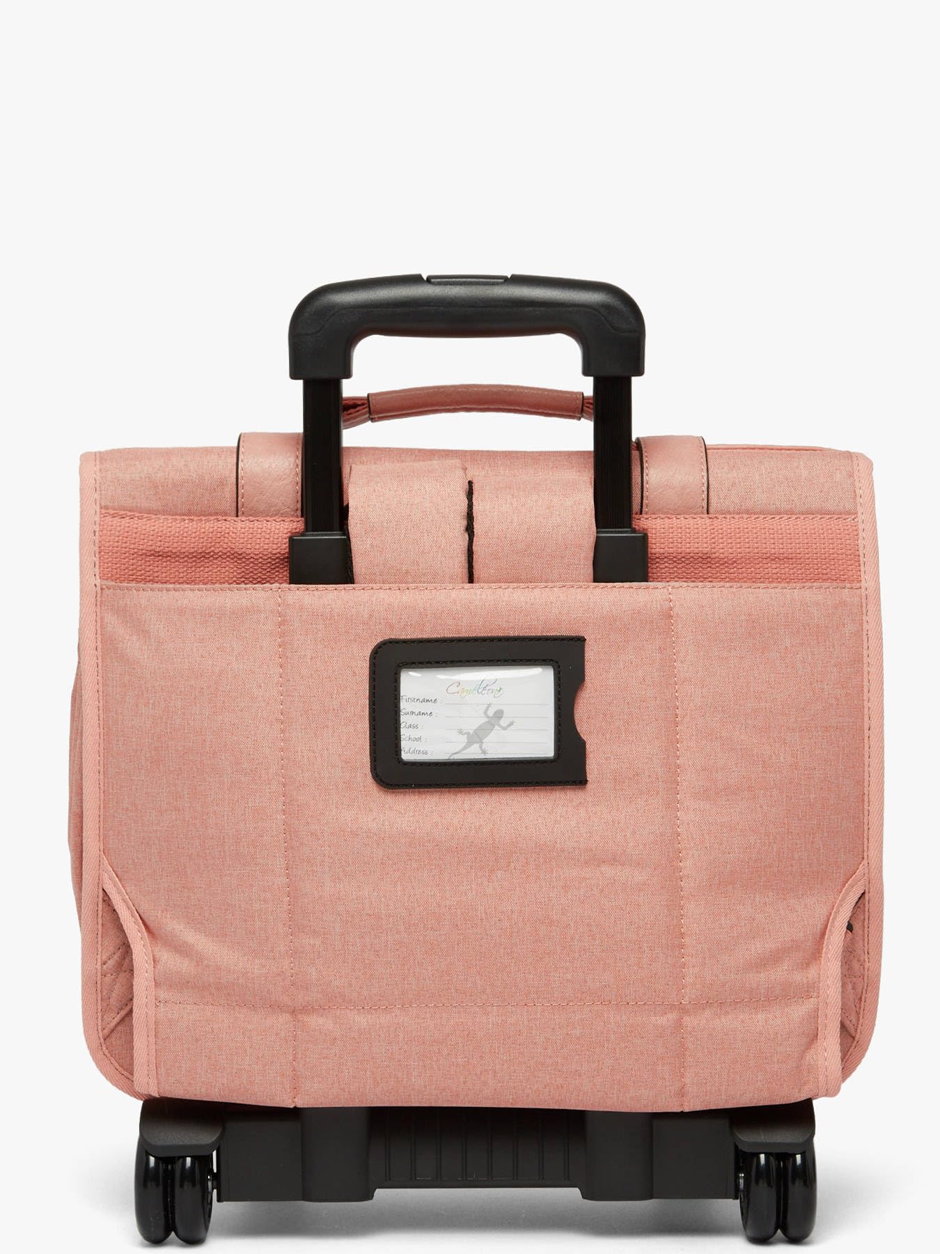 Cameleon Cartable à roulettes Rose 38cm Vintage avec 2 compartiments - Idéal pour l'école primaire et la rentrée scolaire en CP, CE1 et CE2 pour fille et garçon
