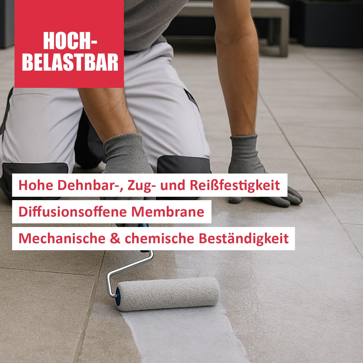 1K PU Abdichtung grau 2x1kg - Polyurethan Flüssigkunststoff Abdichtungsmasse für Dach, Balkon, Terrasse - neueste Generation, schnellhärtend, blasenfrei, ganzjährige Verarbeitung - DICHTON D.88W
