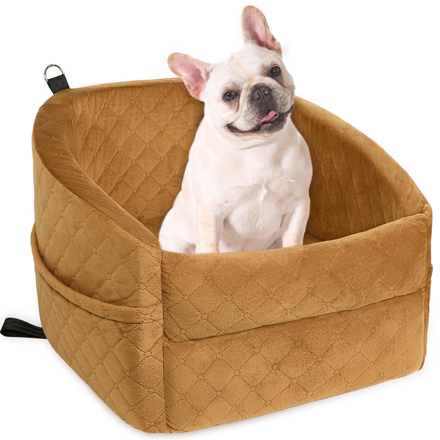 Dog Car Seat for Small/Medium Dogs, Upgrade Dog Booster Seat,Detachable and Washable Pet Car Seats with Thick Cushion Safety Leash and Storage Pockets