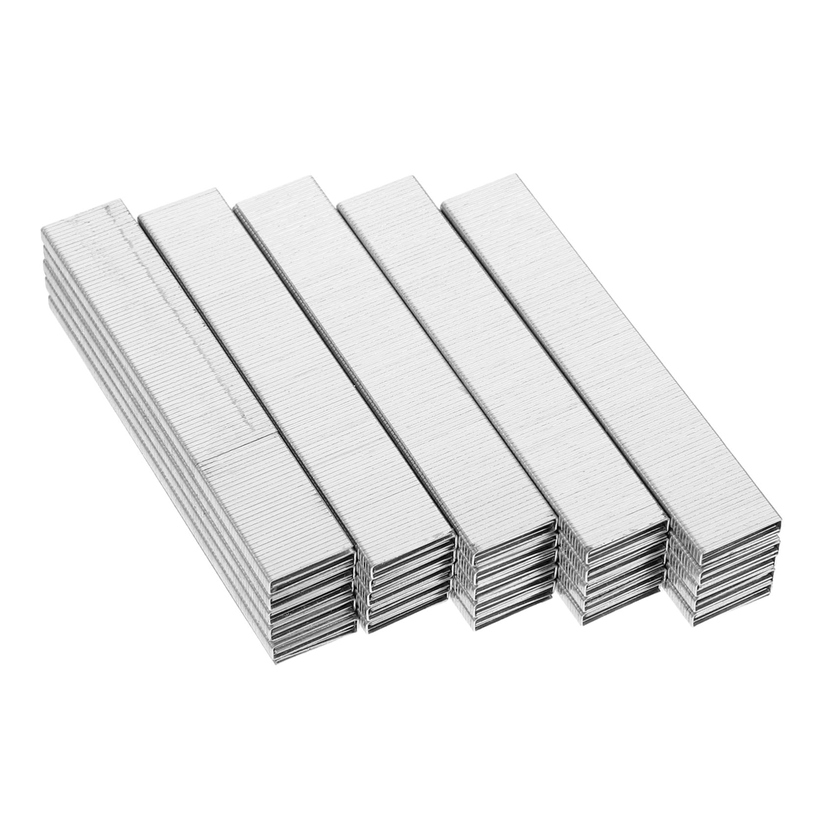 SOIMISS Clavos de Aire Forma Grapas para Madera para Manualidades y Fabricación de Muebles DIY Grapas Metálicas Resistentes para Carpintería y Reparaciones