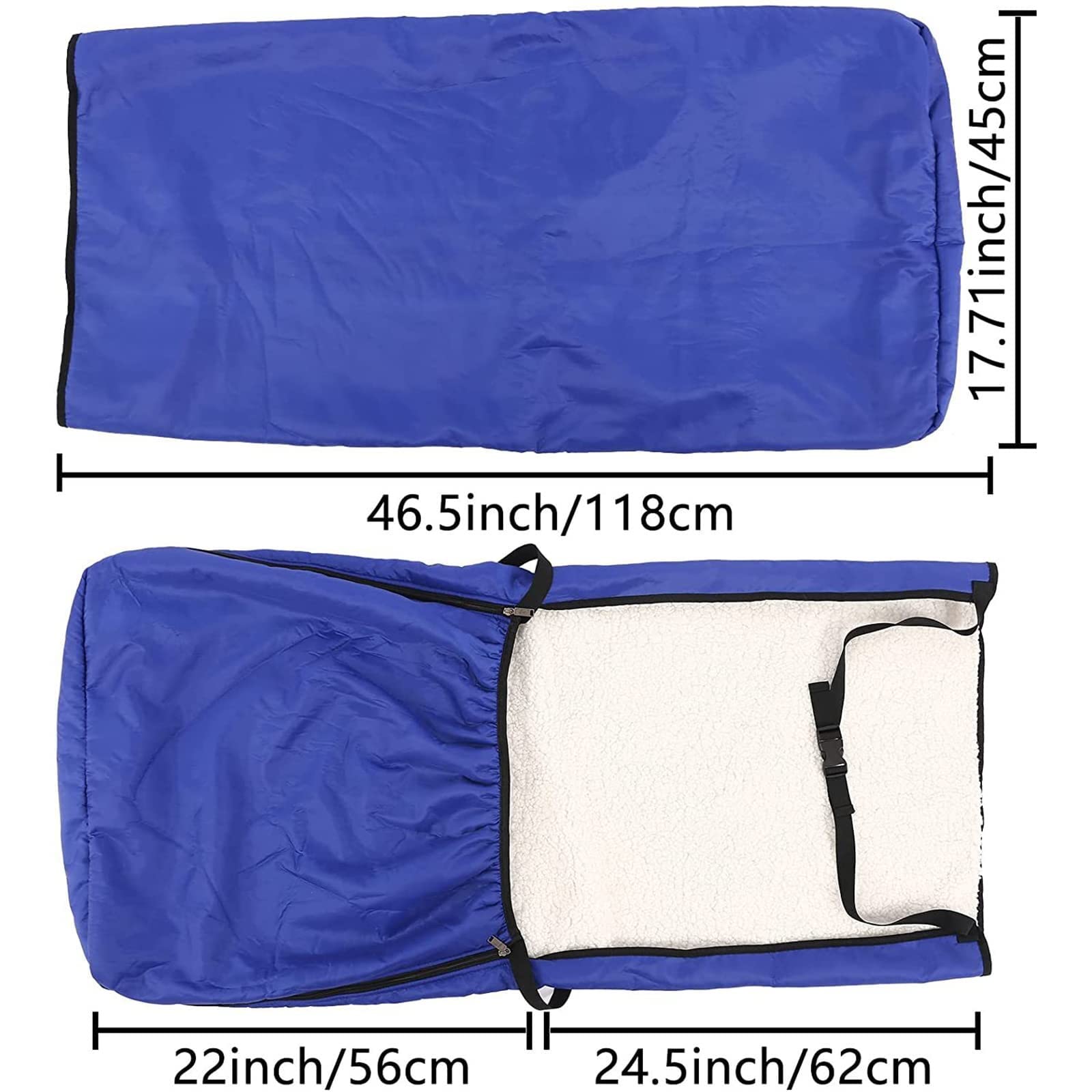 Warmer Wheelchair Blanket, Lap Blanket for Elderly Winter Windproof Wheelchair Warmer Cover Mobility Scooter and Electric Scooter Blanket Large