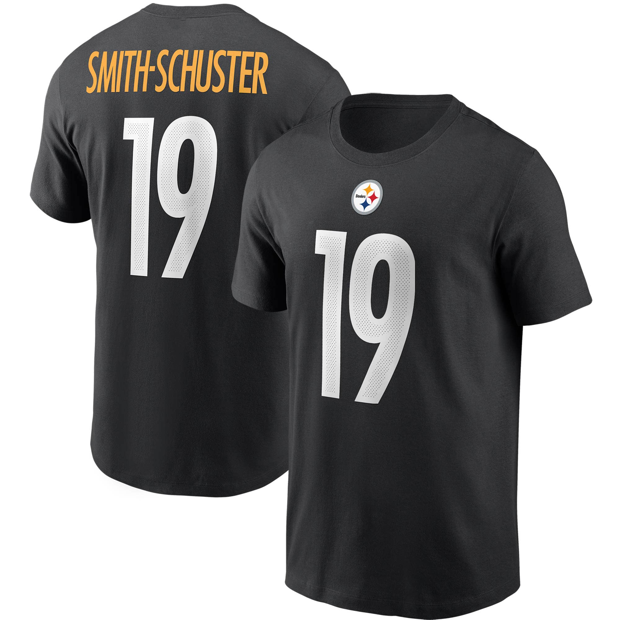Juju Smith-Schuster Pittsburgh Steelers Black Kids 4-7 Name and Number T-Shirt, Black, 4