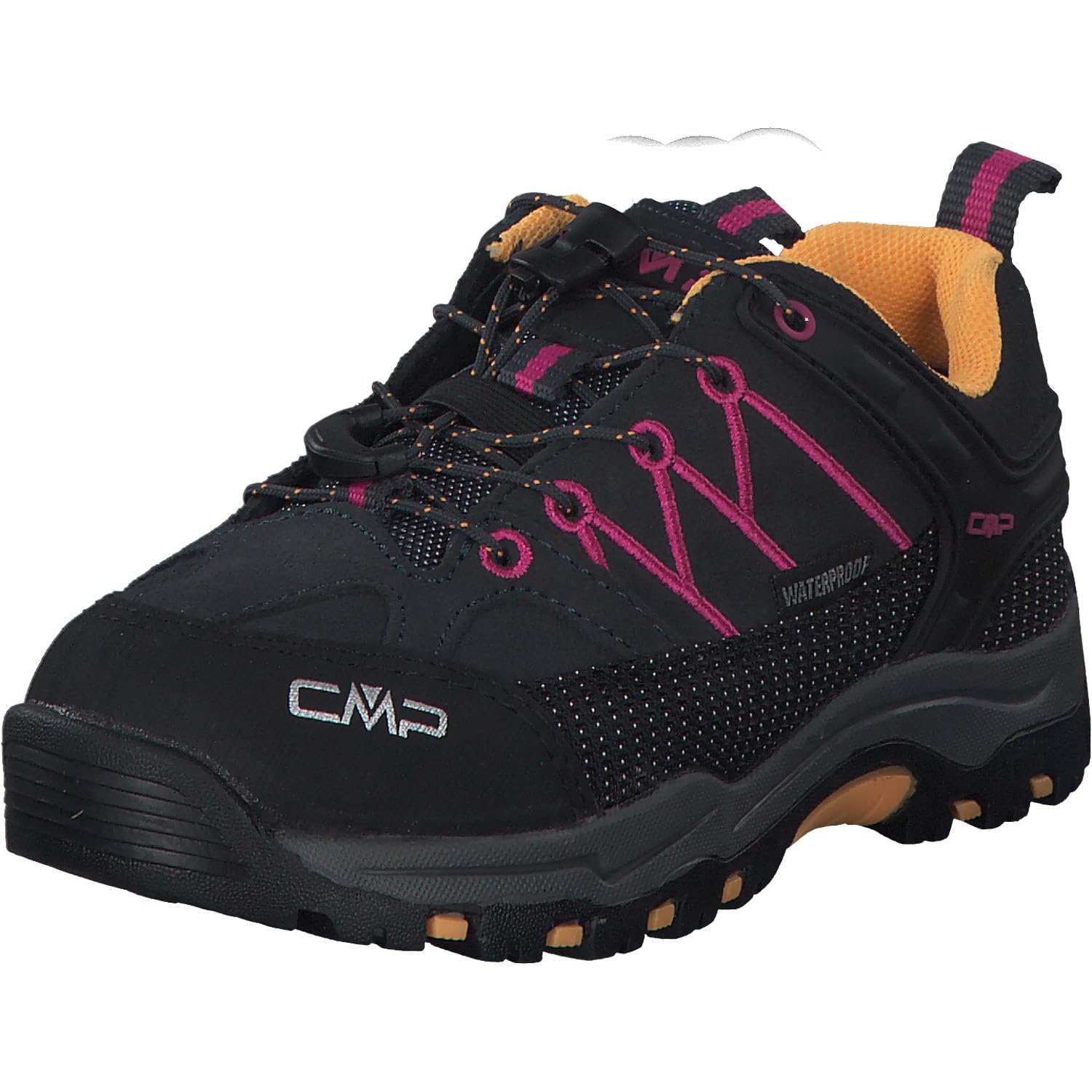 Cmp Unisex Kids Gris Children's Hiking Shoes Rigel Wp Low