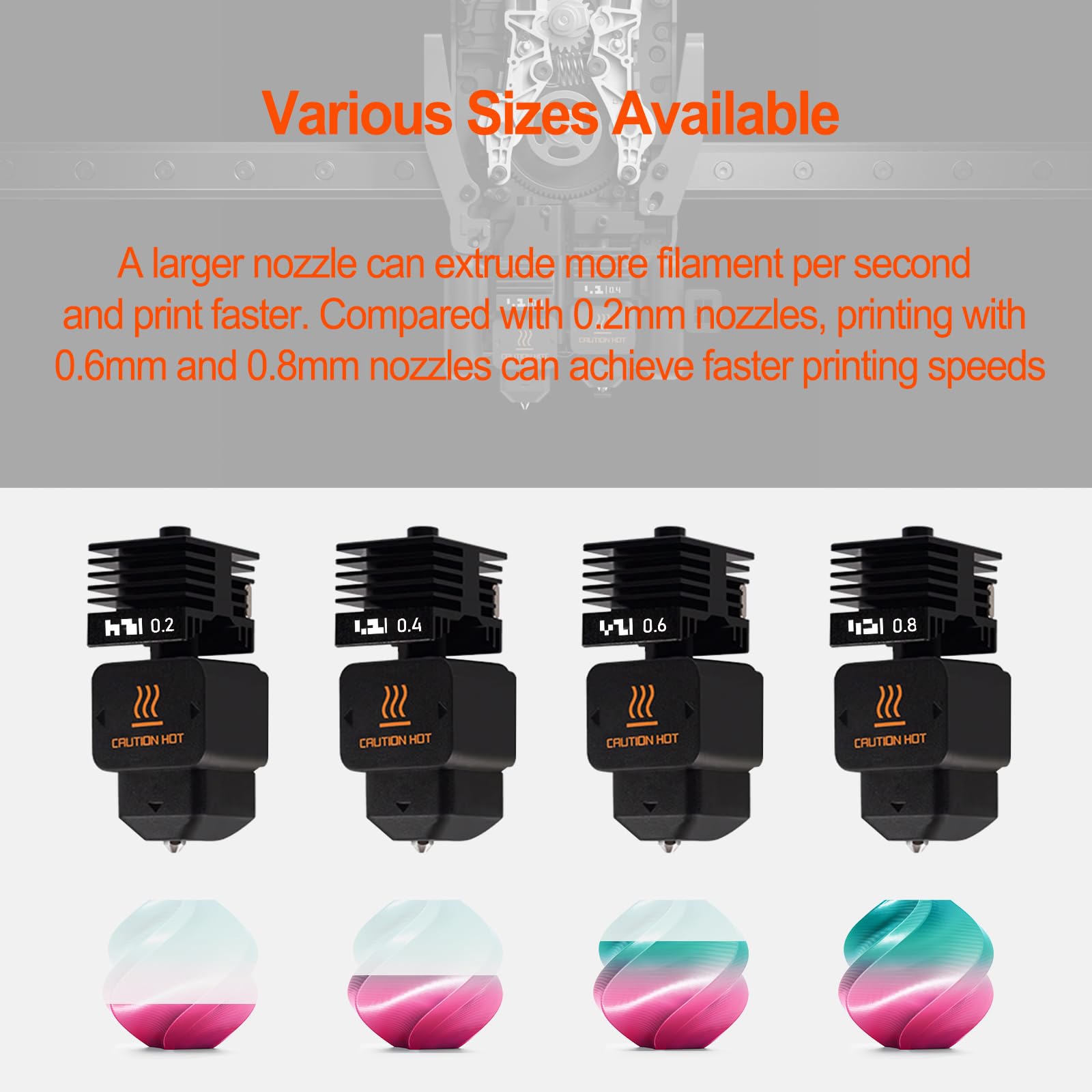 Amazon.co.jp: HIKUDIY 0.2mm Bambu Lab H2D用硬化スチールホット