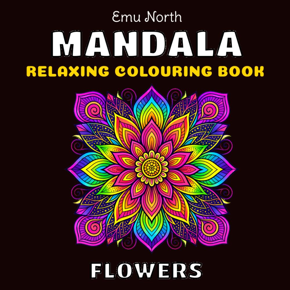 Mandala: Flowers - Relaxing Colouring Book