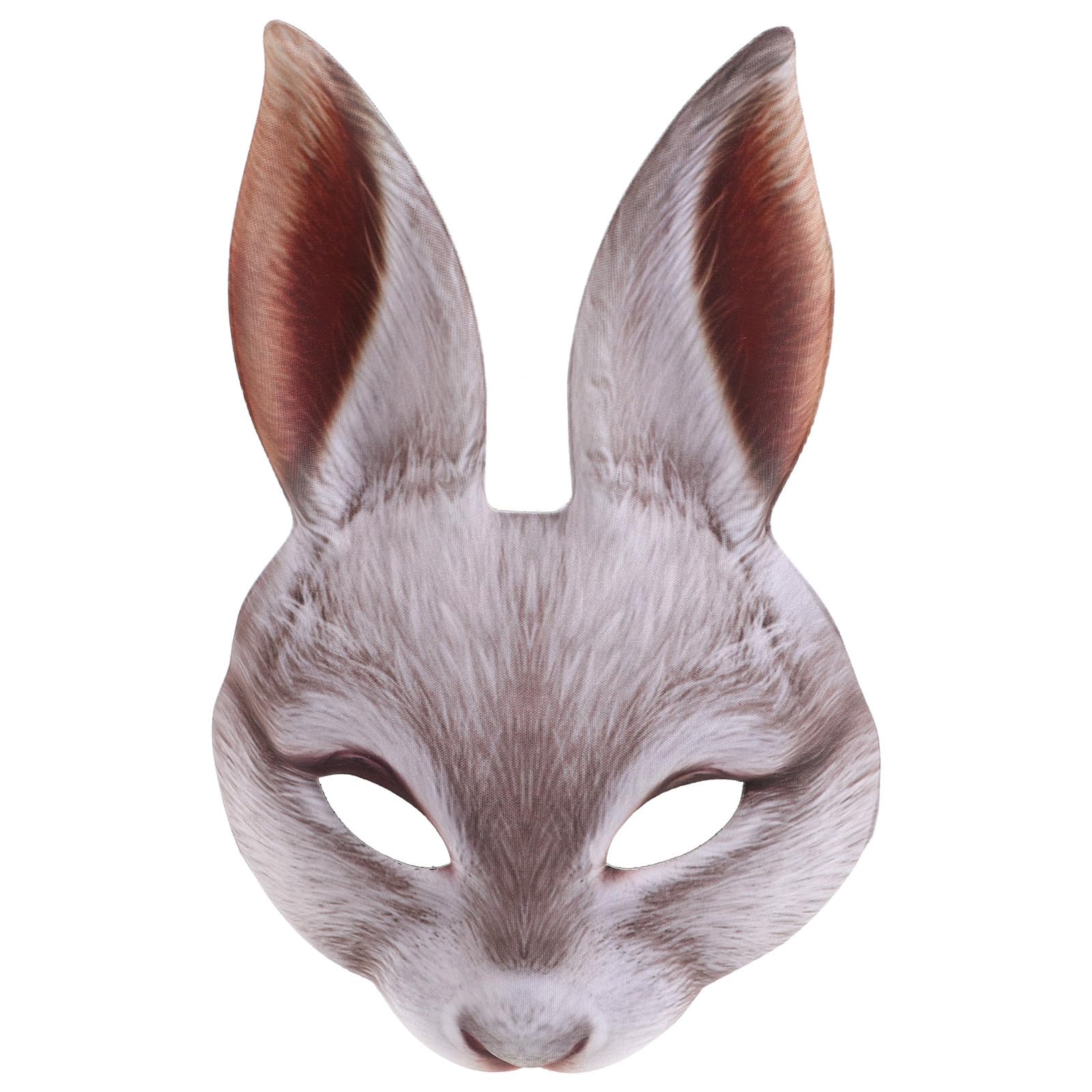 Amazon.com: GANAZONO Bunny Rabbit Mask Half Face Eva Lightweight