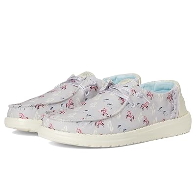 Hey Dude Kids Wendy Unicorn Sparkle (Little Kid/Big Kid) Girls Shoes Lilac