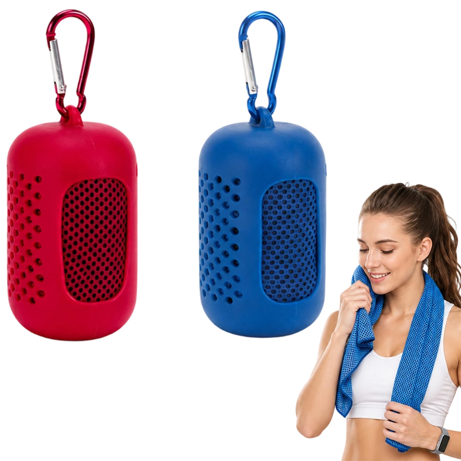 Rndqw 2PCS Cooling Towel, Cool Towel, Gym Towels for Women, Cooling Towels