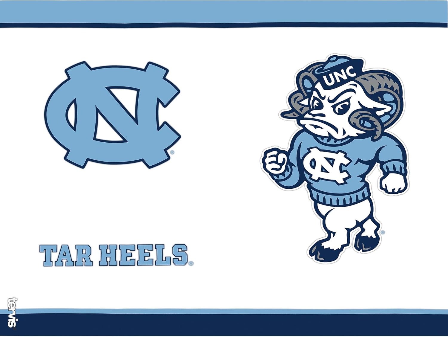Tervis Made in USA Double Walled University of North Carolina Tar Heels Insulated Tumbler Cup Keeps Drinks Cold & Hot, 24oz, Tradition - Image 2