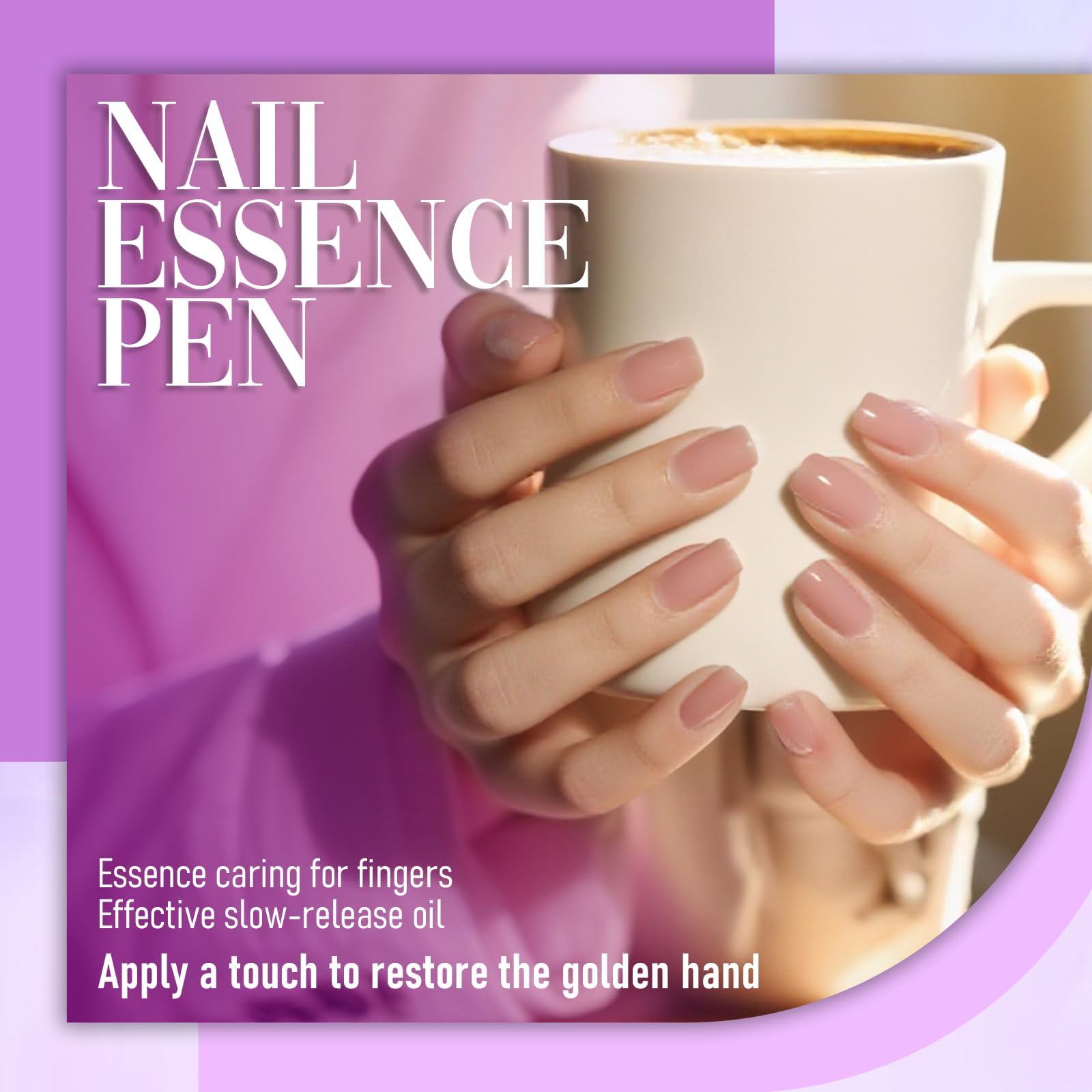 2Pcs Cuticle Pusher Oil Pen, 3-in-1 Nail Care Cuticle Remover Pens with Ceramic Tip - Image 2