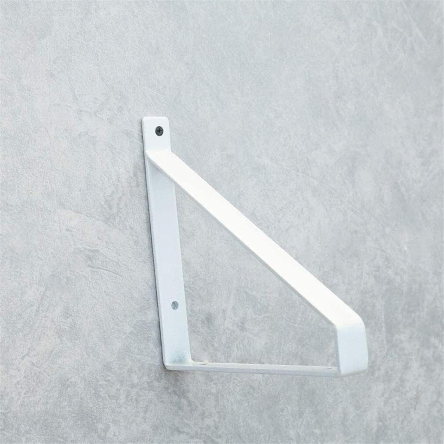 Vvlo 2pcs Wall Hanging Shelf Support,Wrought Iron Floating