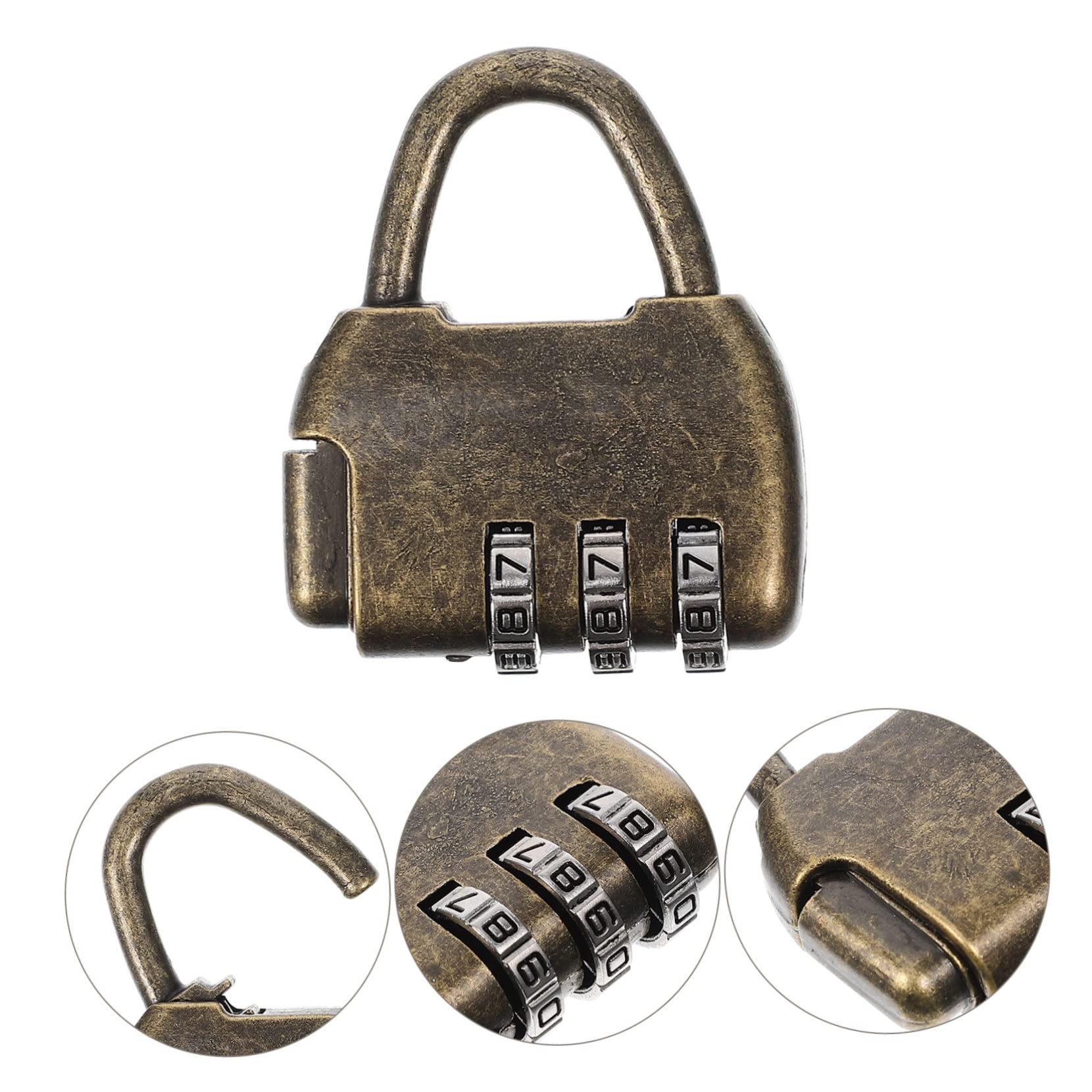 Mikikit 16pièces Cadenas à Style Antique Pour Armoire Boîte à Bijoux Et Valises Serrure Pratique Et Décorative Pour Et Sécurisation Des Objets
