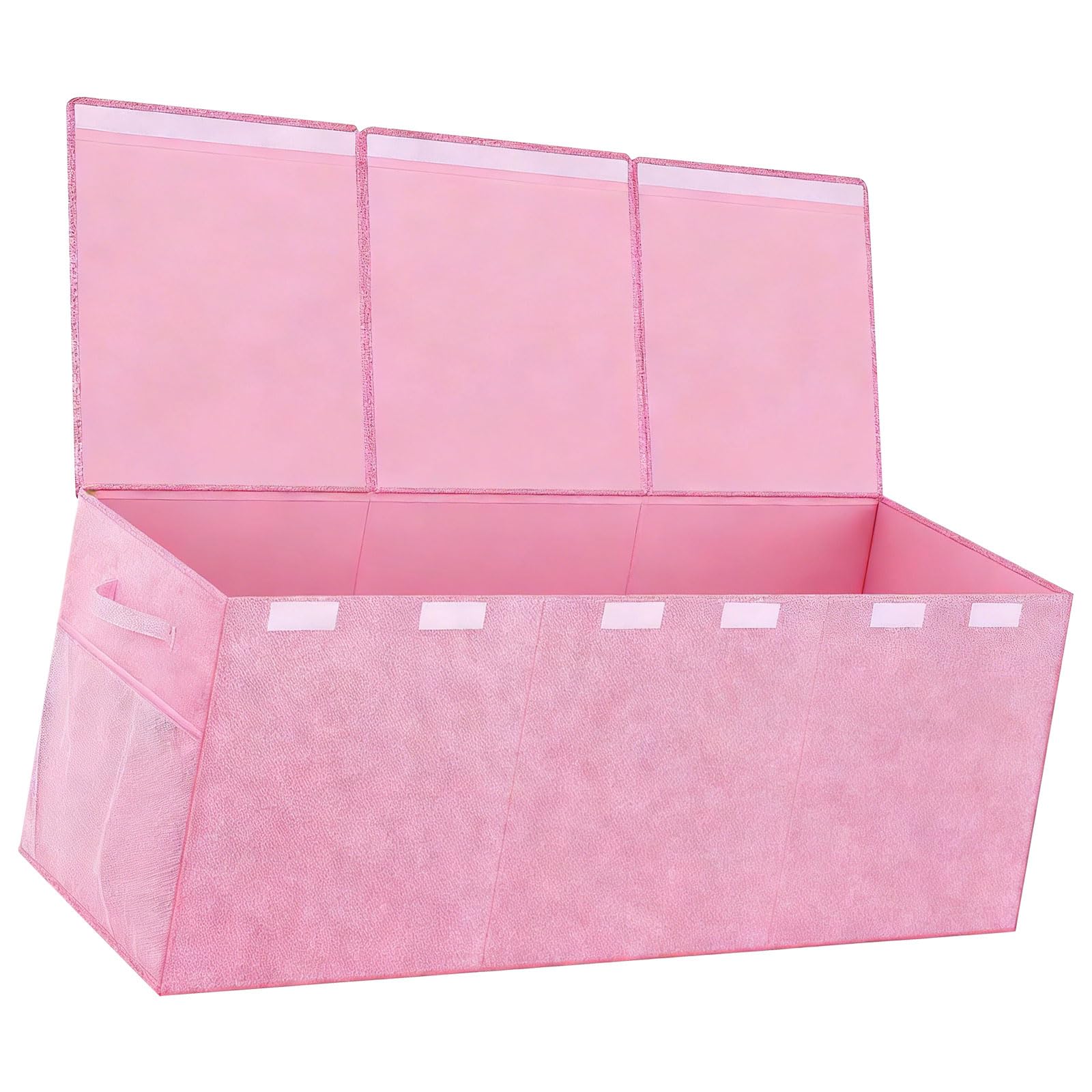 HDOYTXXM Collapsing LKids Toy Storage Holder Having Two Sections and Easy to Transport Structure Kids Boxes Bins Baskets Bin