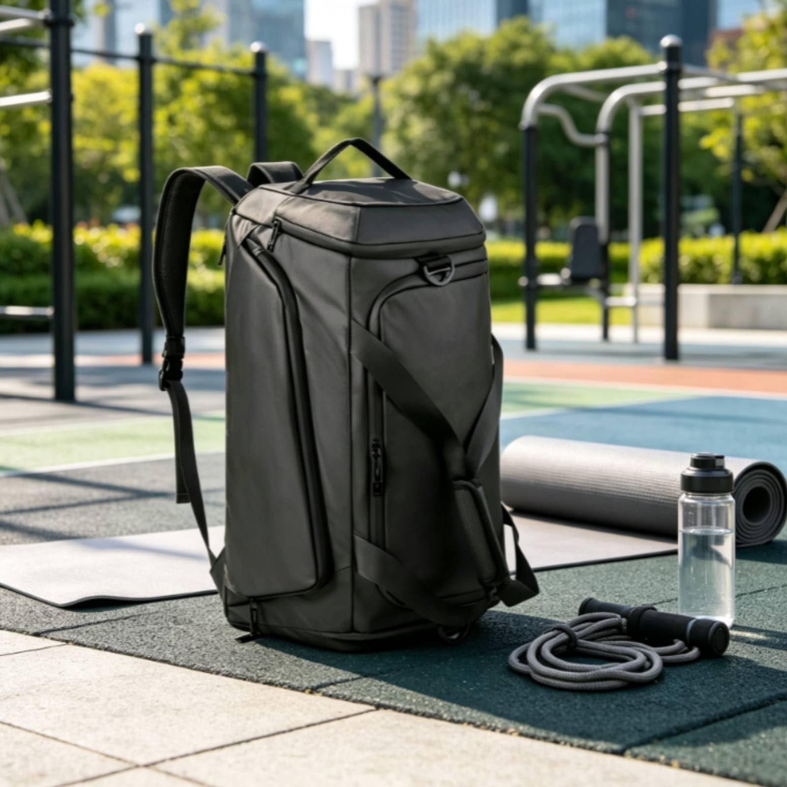 Borsone con Scomparto Scarpe Multitasche Borsone vo Multifunzione Borsa da Aggio per, aggiatori, Piscina