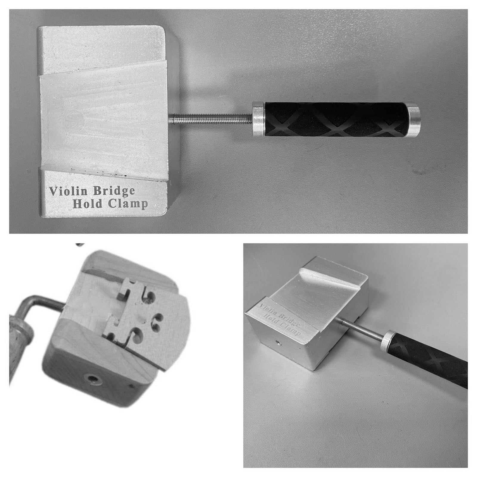 Ergonomische Violinen-Brückenklemme, tragbare Bratschen-Brückenklemmen, Werkzeug, Geigenherstellung, gerader Griff, dauerhafte tragbare Bratschen-Brückenklemme