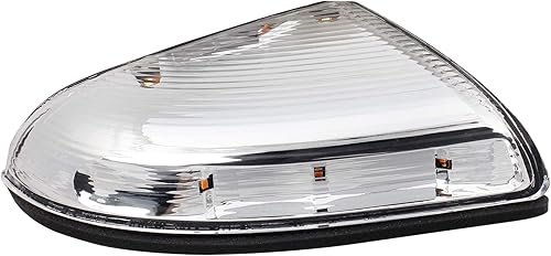 HERCOO Cubierta de la carcasa de la lámpara de luz de charco para espejo lateral LED compatible con Dodge Ram 1500 2009-2018, Dodge Ram 2500