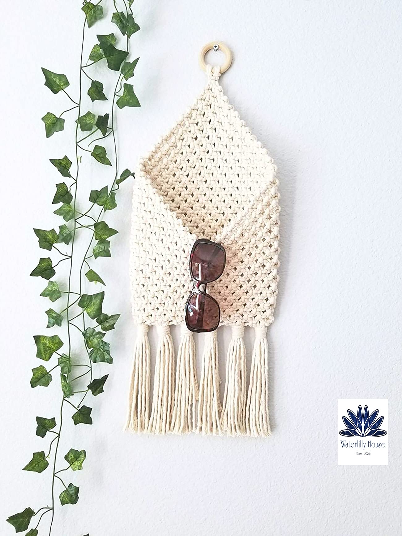 Waterlily House Macrame Silvermoon Wall Hanger