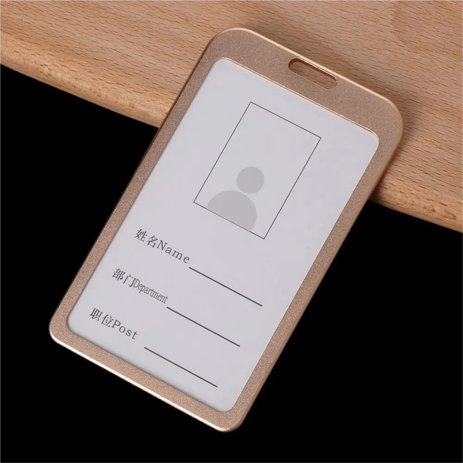 Porta badge in alluminio, 20 pezzi, tasca per carte di credito, badge, cartelline, con cordino per il collo, per studenti, carte bancarie (blu)