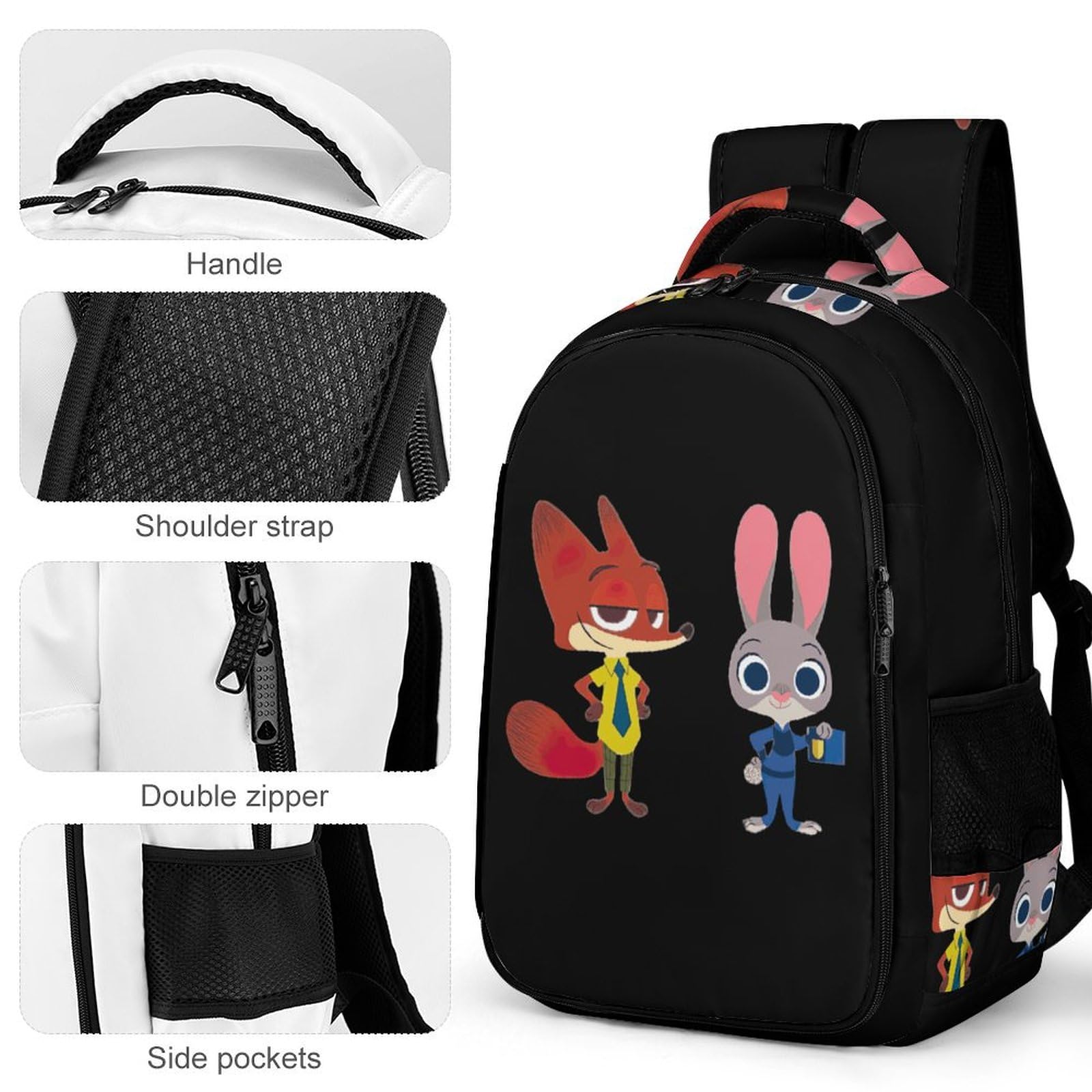 Amazon.co.jp: ズートピア ニック・ワイルド ビジネスリュック バック