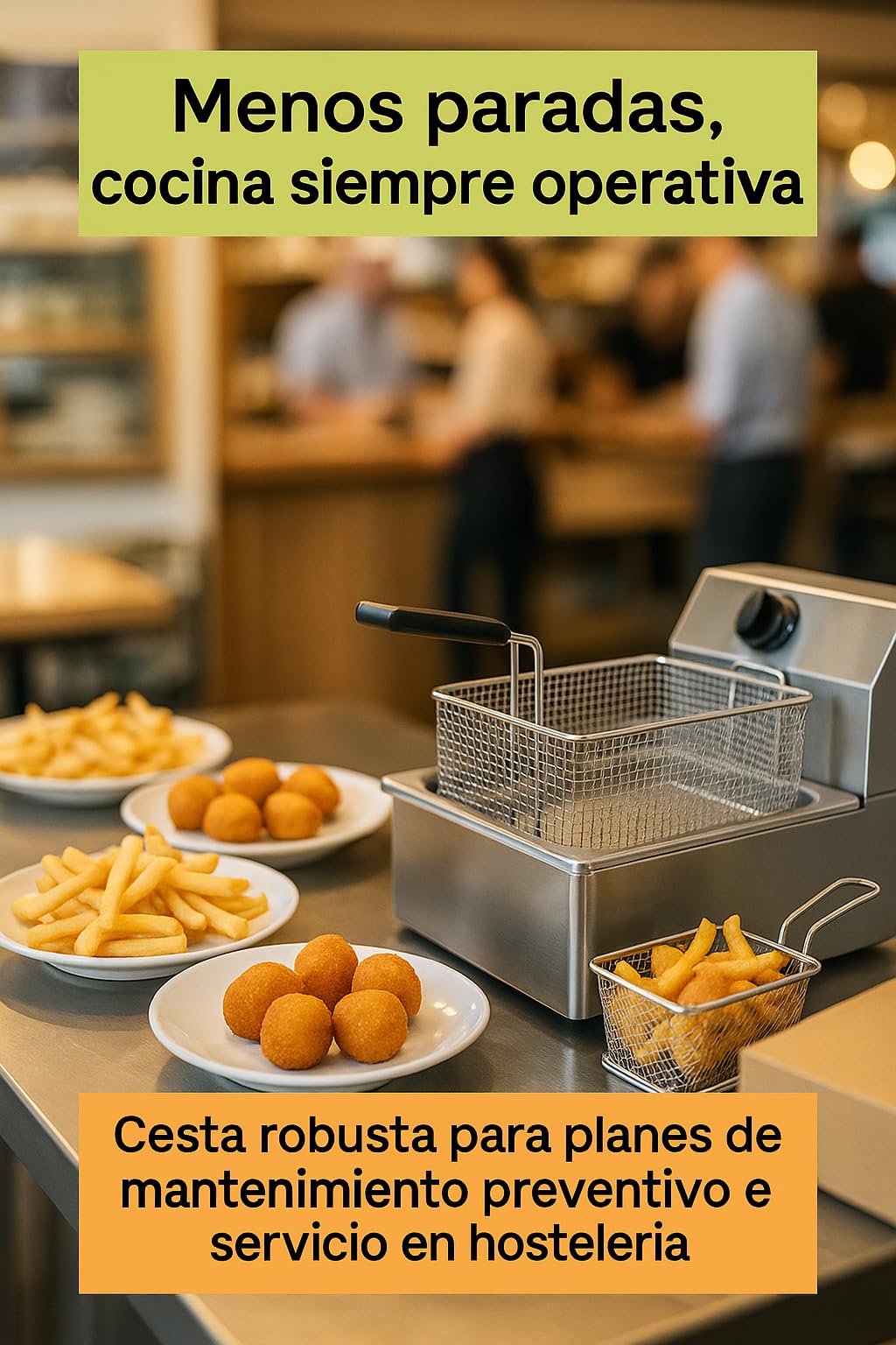 CubetasGastronorm ® Cesta Freidora 200x305x100mm Acero Cromado Profesional Repuesto Hosteleria Compatible Con Lotus FQ F13 FG FMG Gas Electrica Cocina Industrial Uso Intensivo Repara Casa Maquina
