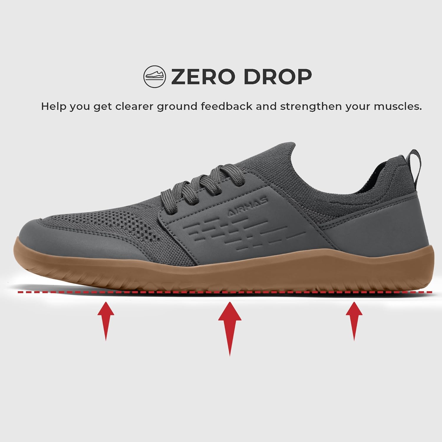 Mens Barefoot Shoes with Wide Toe Box Gym Workout Sneakers for Men Zero Drop Cross Training Shoes - Image 4