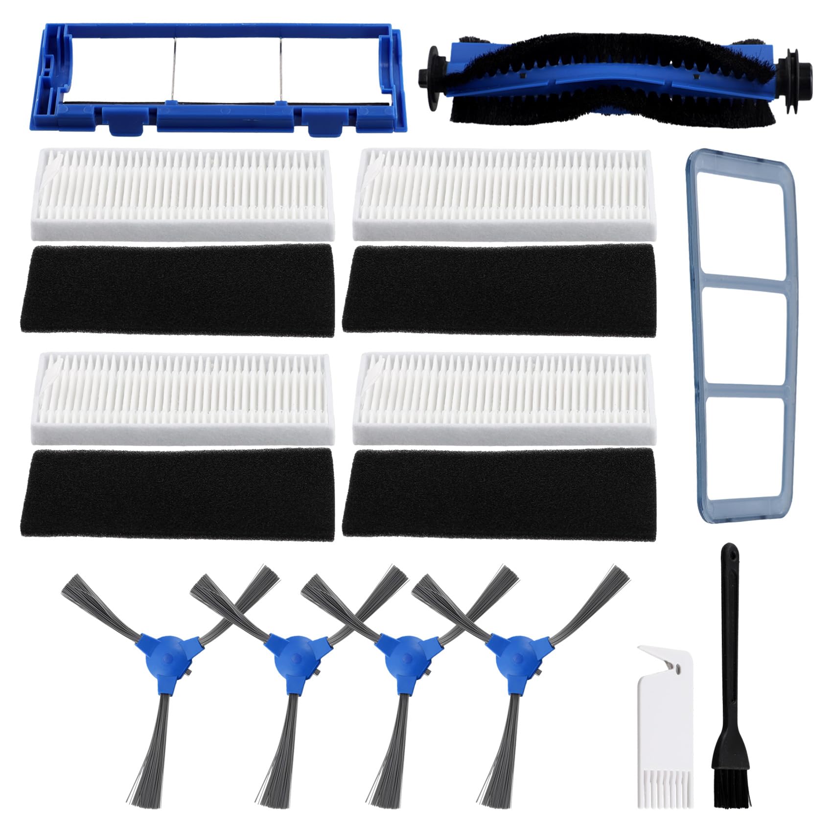 CTRLZS For Robovac 11S 15T 30 30C 15C 12 25C 35C Sweeping Machine Main Brush Edge Brush HEPA Filter Screen Replacement