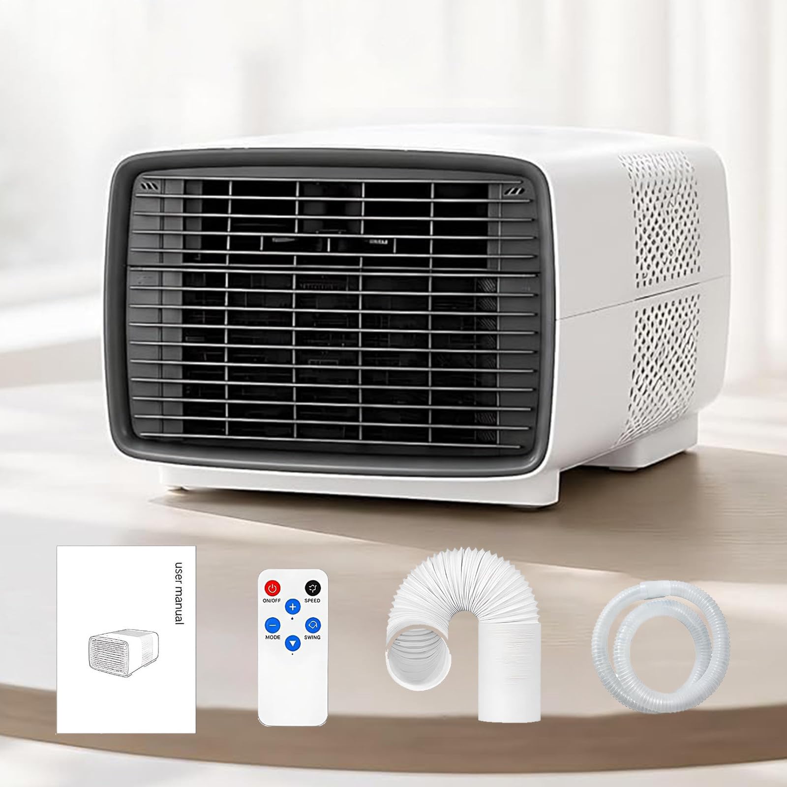 Small Portable Air Conditioner, 2700 BTU Quiet Tent AC for Travel