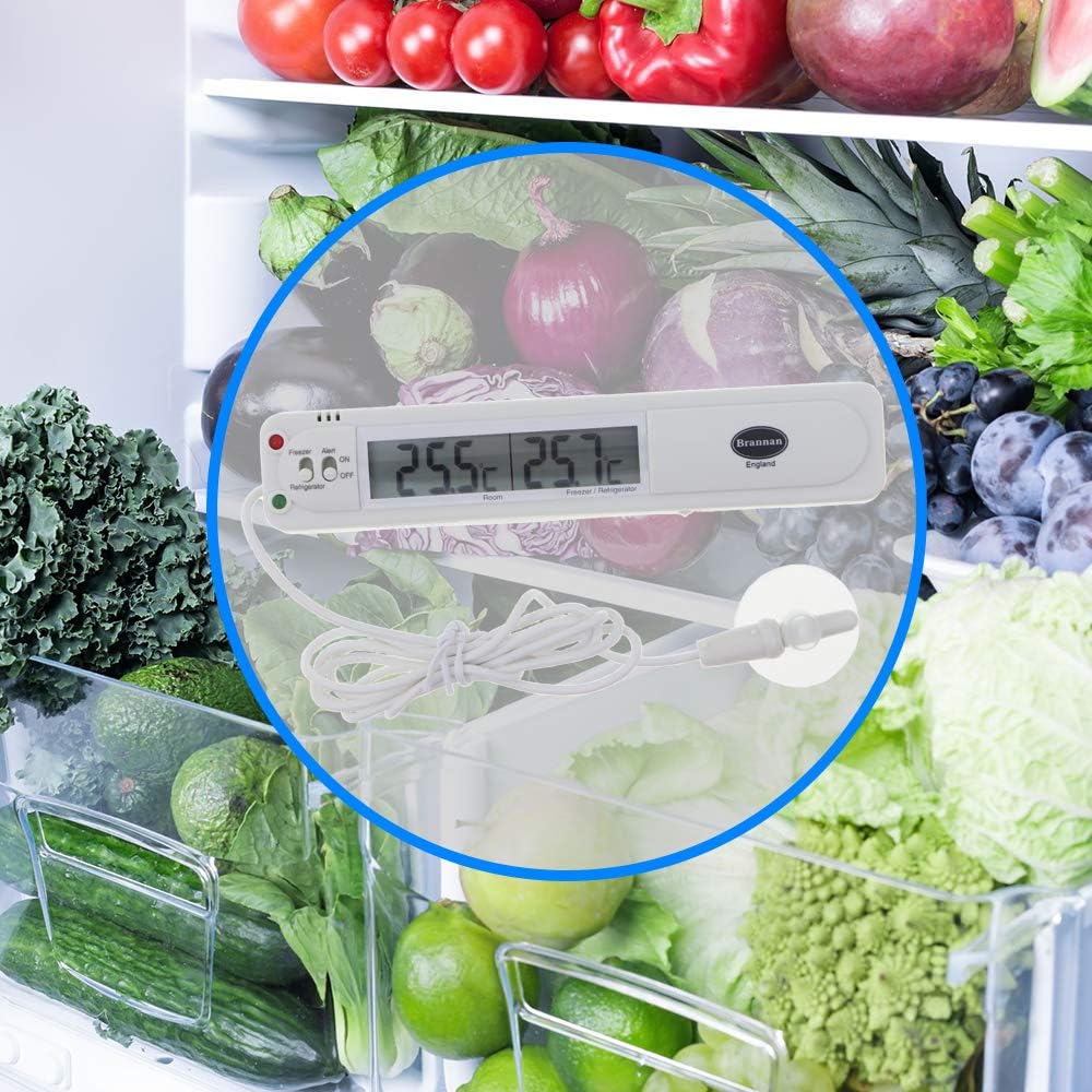 Digitale Kühlschrank Oder Gefrierschrank Alarm-Thermometer : Amazon.de:  Elektro-Großgeräte