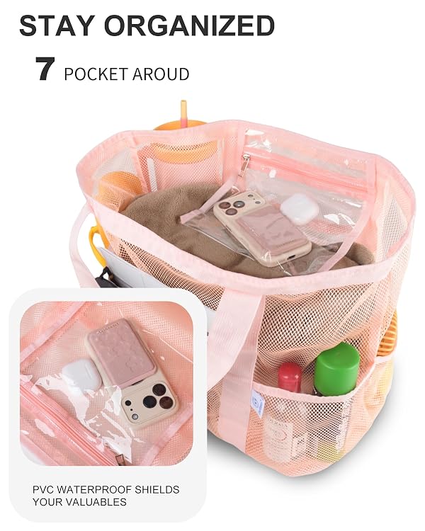 Genteen Beach Bags with Cooler (Pink) by Genteen - Used condition - Image 5
