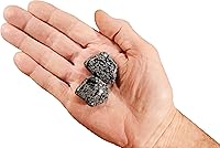 Vista 1 de Obsidiana copo de nieve de 1 1/4 pulgadas, 2 piezas pulidas pulidas para curación de chakras, cristal de roca mineral, piedras naturales, Reiki