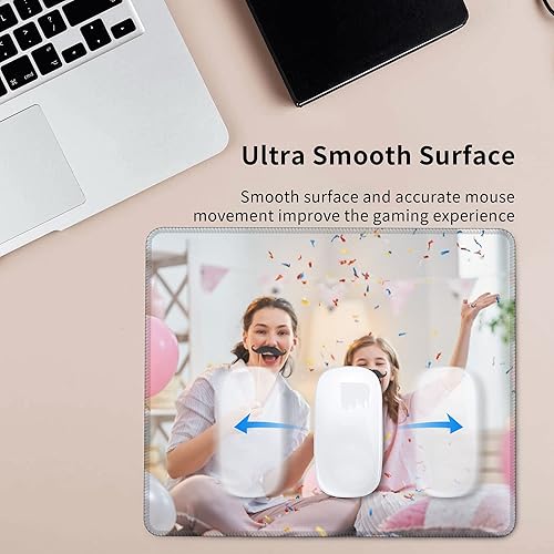 Miniatura 6 de Alfombrilla de mouse personalizada con foto personalizada con tu imagentexto para escritorio de computadora de juegos de oficina como regalo