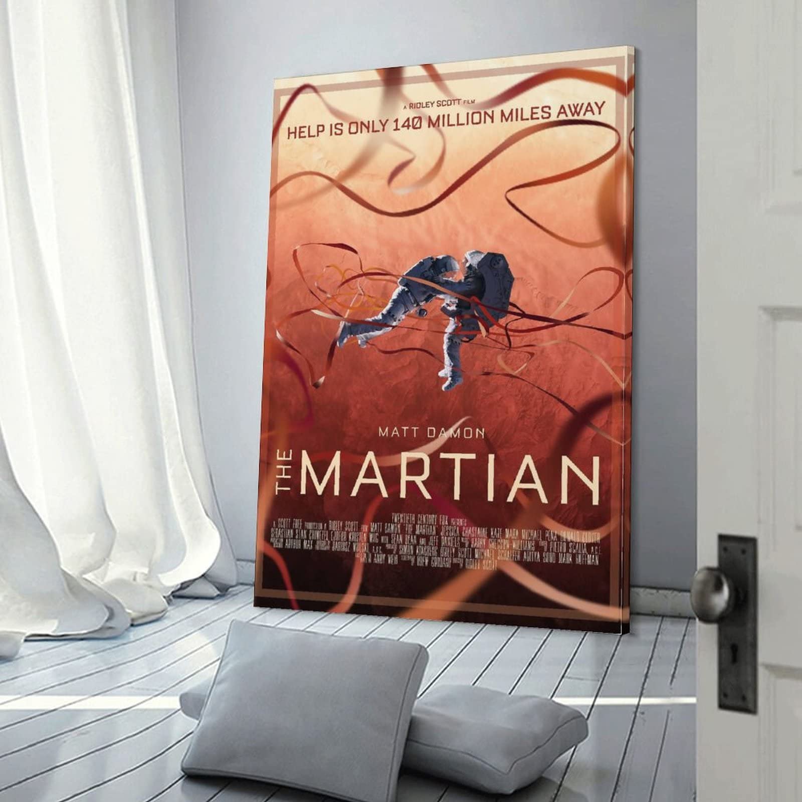 Póster de película de ciencia ficción de The Martian y arte de pared, póster moderno de 60 x 90 cm