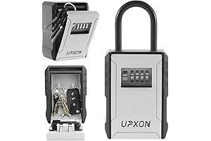 UPXON Extra Large Weatherproof Key Lock Box for Car, House Keys -...
