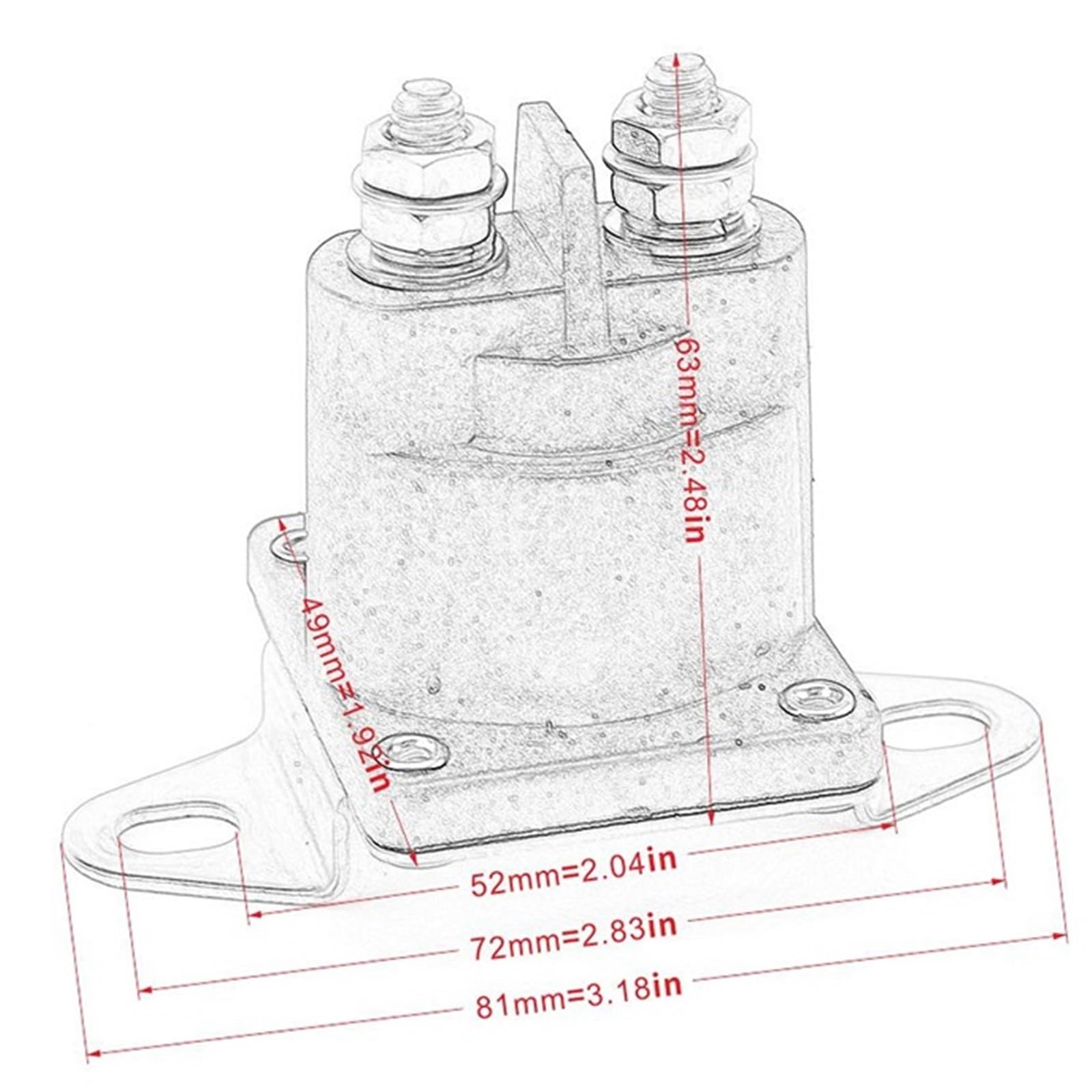 Moto Relais Demarreur Solénoïde Solénoïde De Relais Démarreur pour Sea-Doo, pour Challenger S 155 255 SE215 SE255 SP155 SP215 Wake 1503 GT I SE 130, Remplacement Location
